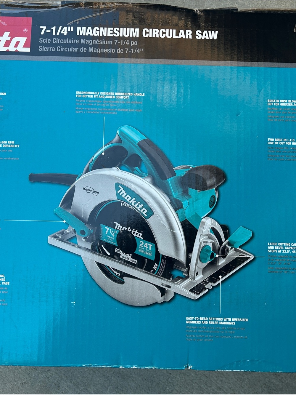 Makita 7-1/4" Magnesium Circular Saw with case